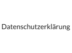 Datenschutzerklärung